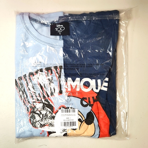 ❤️NWT VINTAGE TORRII MICKEY MOUSE CLUB MOUSEKETEER SWEATSHIRT DISNEY - PLUS SIZE - Picture 7 of 12